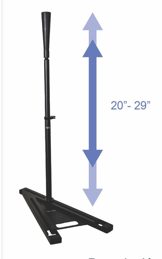 TBT Youth Batting Tee – Adjustable Height Training Tee for Young Players