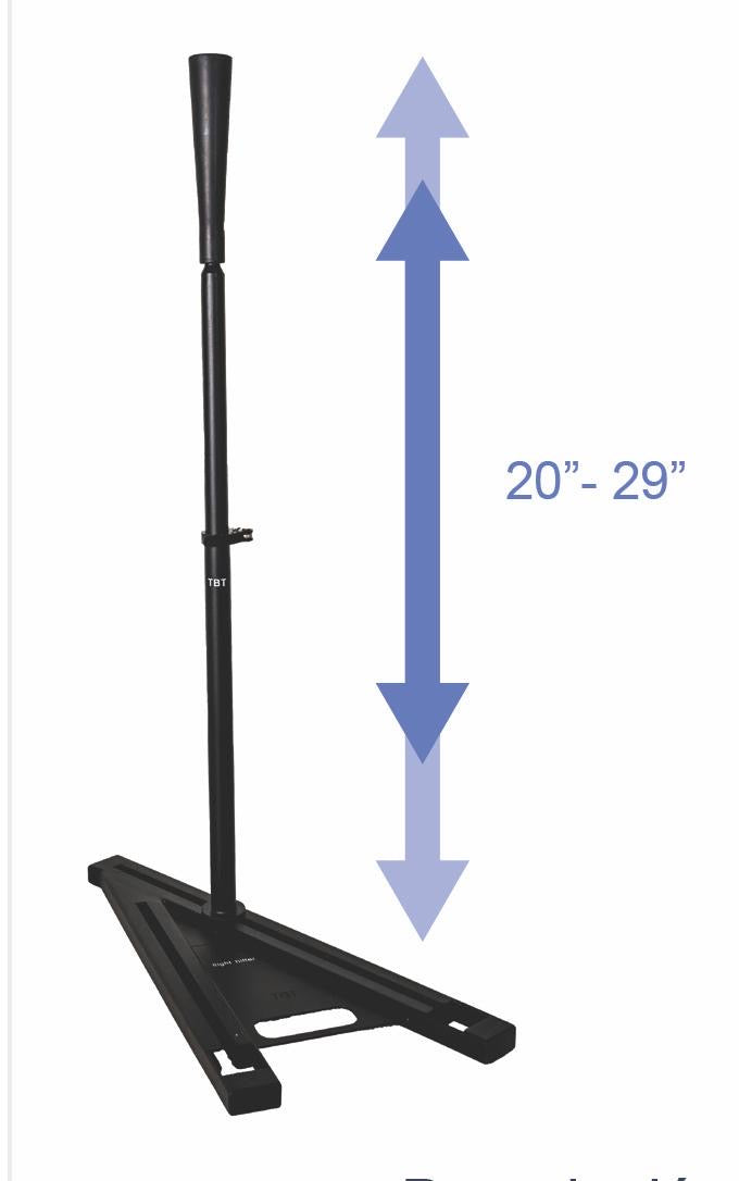 TBT Youth Batting Tee – Adjustable Height Training Tee for Young Players
